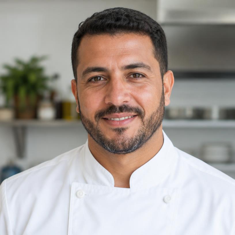 Portrait fictif de Karim B., généré par IA